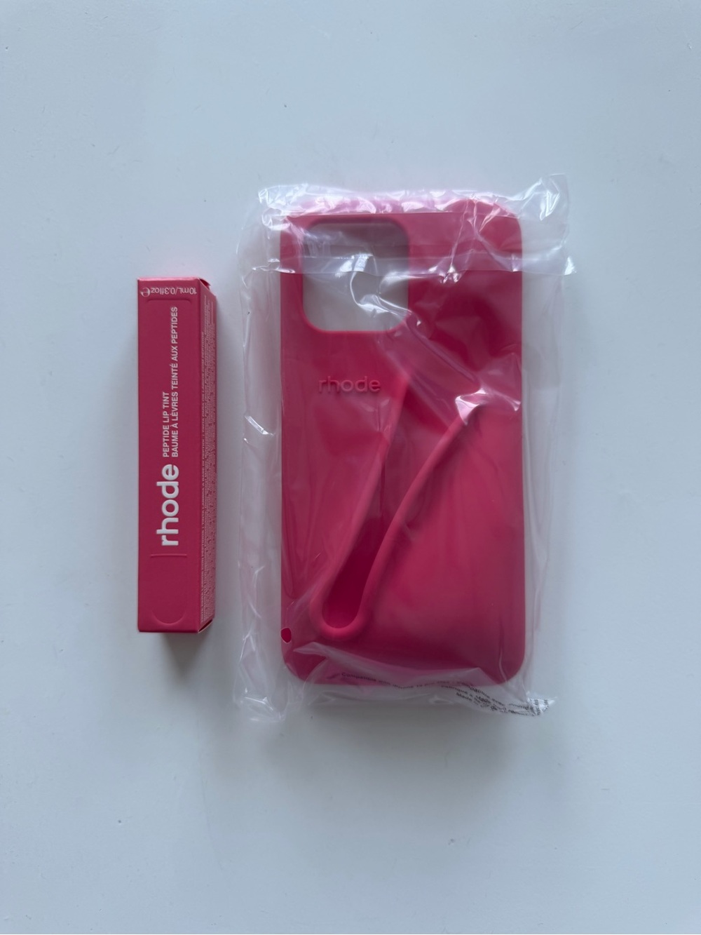 Rhode Guava Spritz iPhone 14 Pro Max Lip Case + Peptide Lip Tint